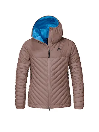 SCHÖFFEL | Isojacke Cascata Down Hoodie para mujer | camel